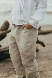 Boys Linen Pant